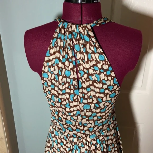Like new DVF silk halter dress - Picture 8 of 9